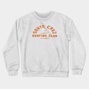 841 Santa Cruz Surfing Club Orange Crewneck Sweatshirt